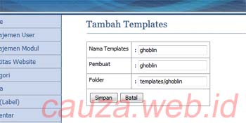 tambah-template